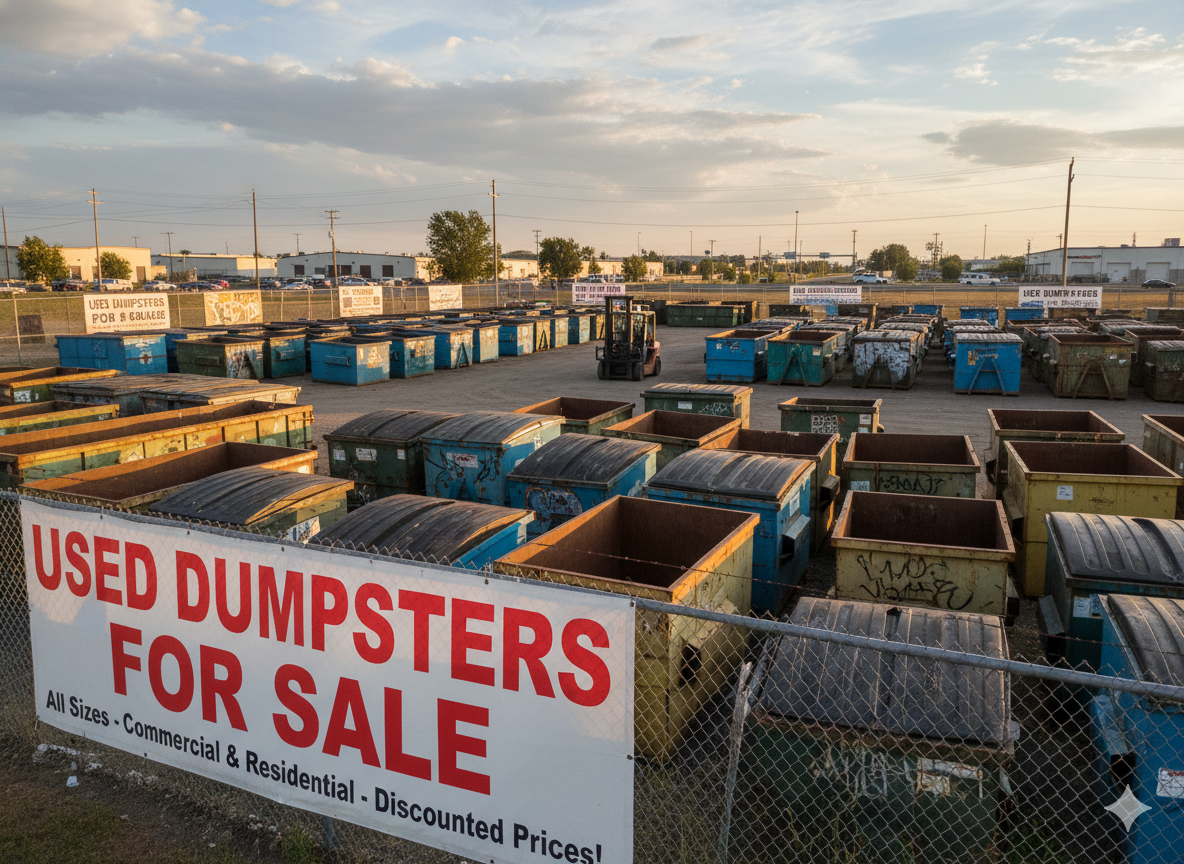 Used Dumpsters for Sale | Save 40-60% on Durable Waste Containers