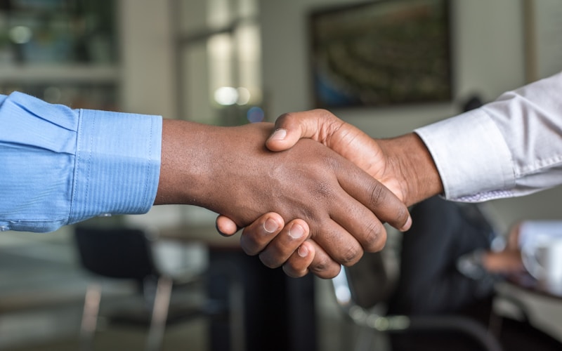 Allstate Insurance Agency For sale 3 Allstate insurance agency for sale handshake during purchase