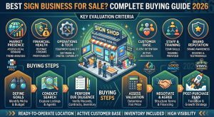Best Sign Business for Sale? Complete Buying Guide 2026 1 Best Sign Business for Sale Complete Buying Guide 2026