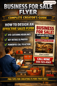 Business for Sale Flyer: Complete Creator's Guide 12 Business for Sale Flyer Complete Creator's Guide