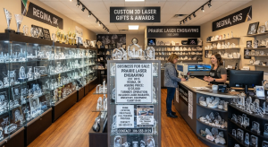 Crystal Laser Gift Shop for Sale in Regina, SK $135K