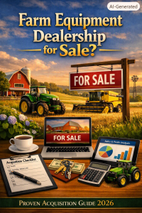 Farm Equipment Dealership for Sale? Proven Acquisition Guide 2026 5 Farm Equipment Dealership for Sale Proven Acquisition Guide 2026