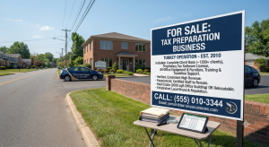 tax preparation business for sale