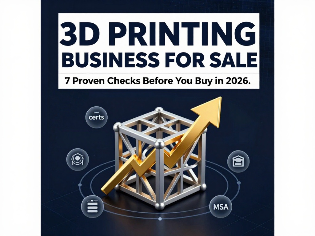 3D Printing Business for Sale: 7 Proven Checks Before You Buy in 2026 4 3D Printing Business for Sale 4