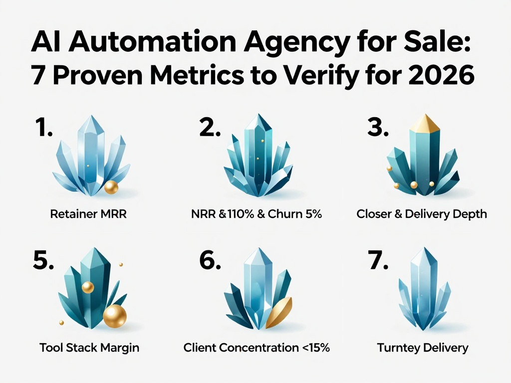AI Automation Agency for Sale: 7 Proven Metrics to Verify for 2026 1 AI Automation Agency for Sale 1