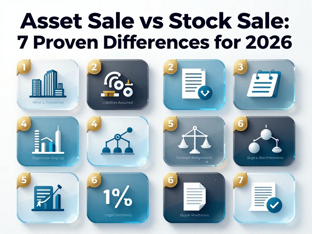 Asset Sale vs Stock Sale: 7 Proven Differences for 2026 1 Asset Sale vs Stock Sale 1