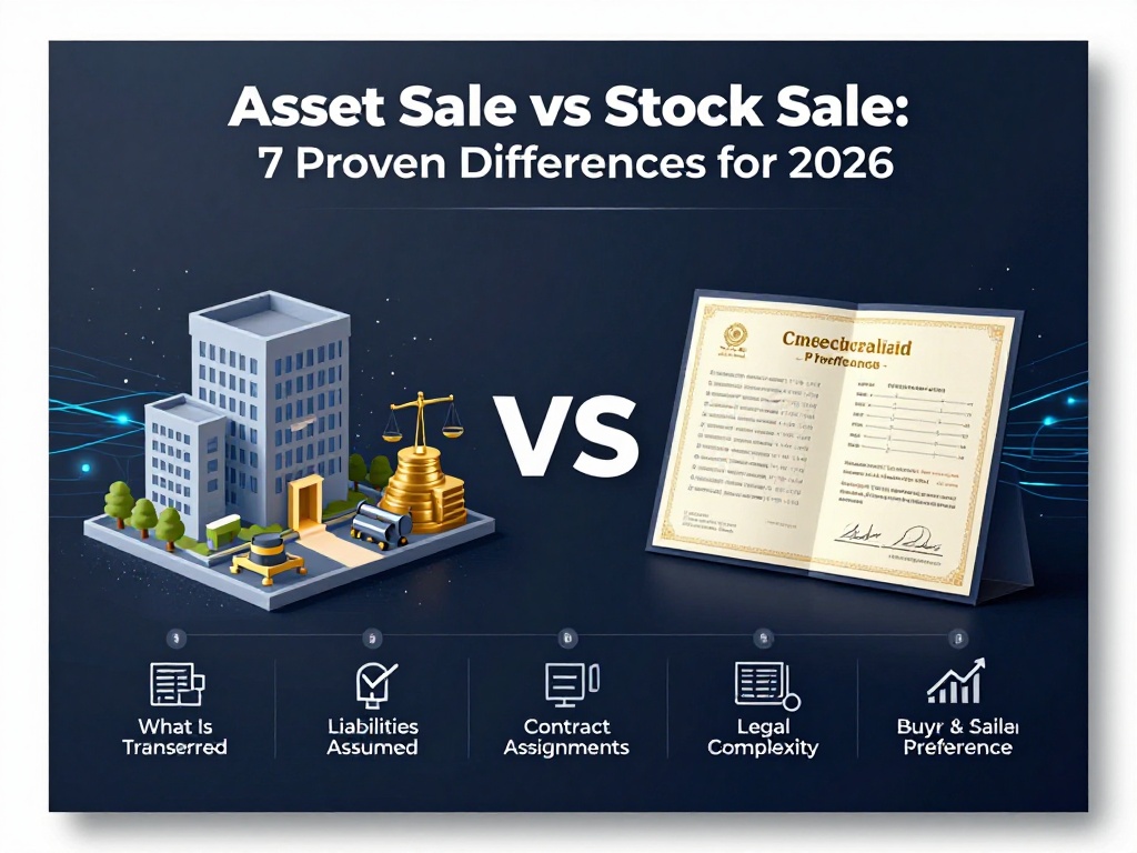 Asset Sale vs Stock Sale: 7 Proven Differences for 2026 4 Asset Sale vs Stock Sale 4