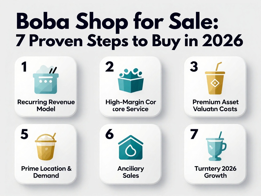 Boba Shop for Sale: 7 Proven Steps to Buy in 2026 1 Boba Shop for Sale 1