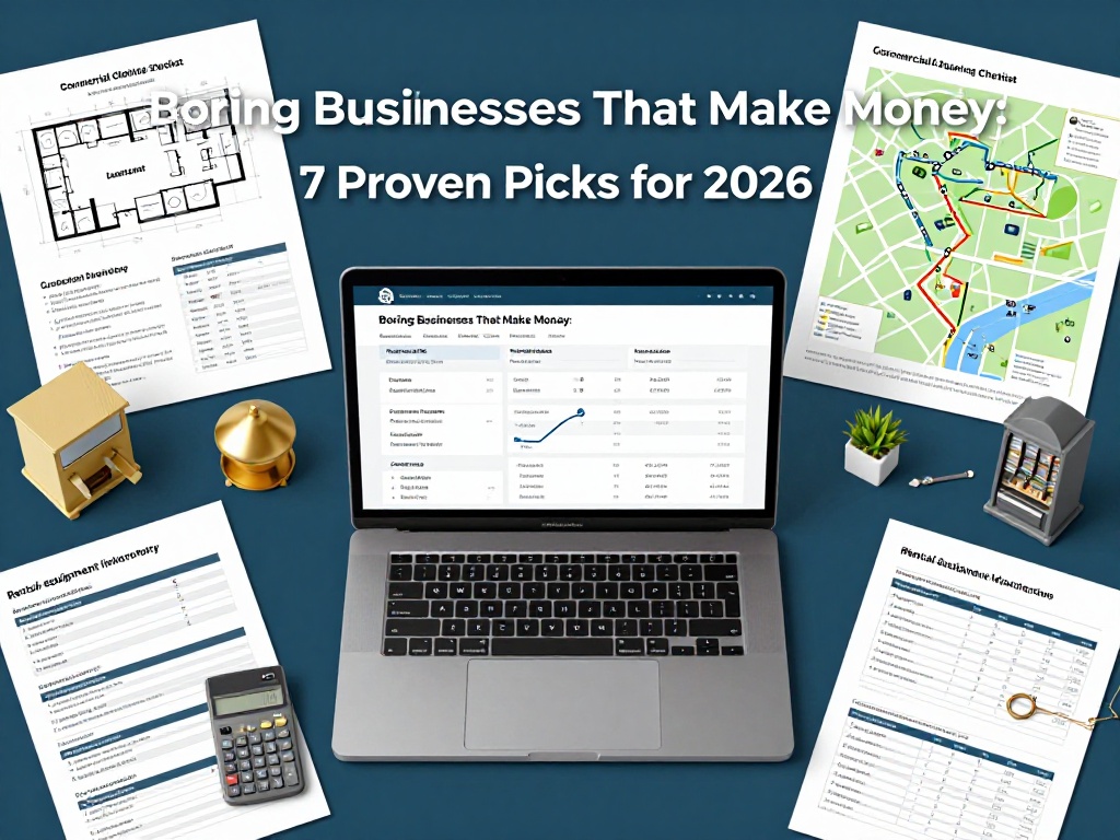 Boring Businesses That Make Money: 7 Proven Picks for 2026 2 Boring Businesses That Make Money 2