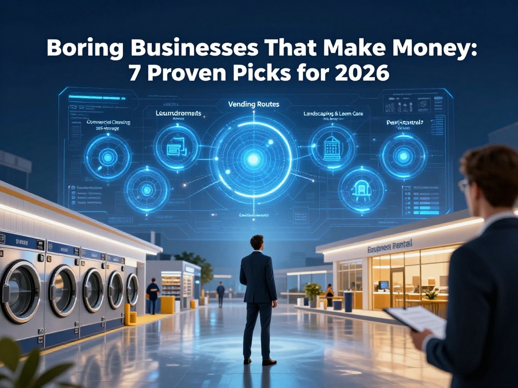 Boring Businesses That Make Money: 7 Proven Picks for 2026 3 Boring Businesses That Make Money 3