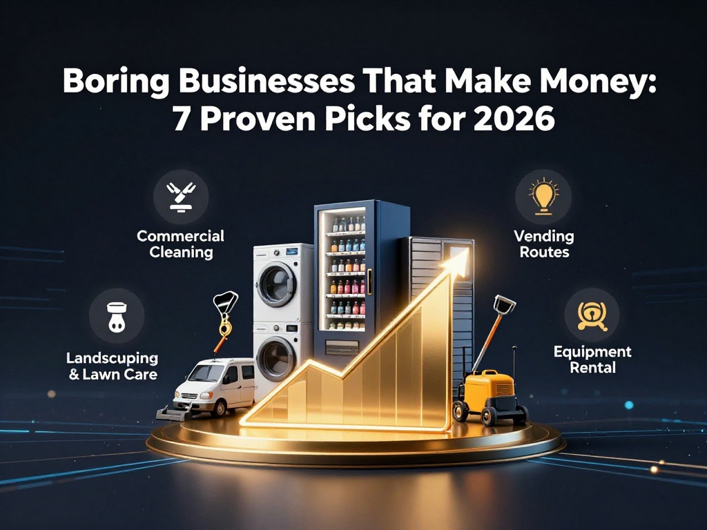 Boring Businesses That Make Money: 7 Proven Picks for 2026 4 Boring Businesses That Make Money 4
