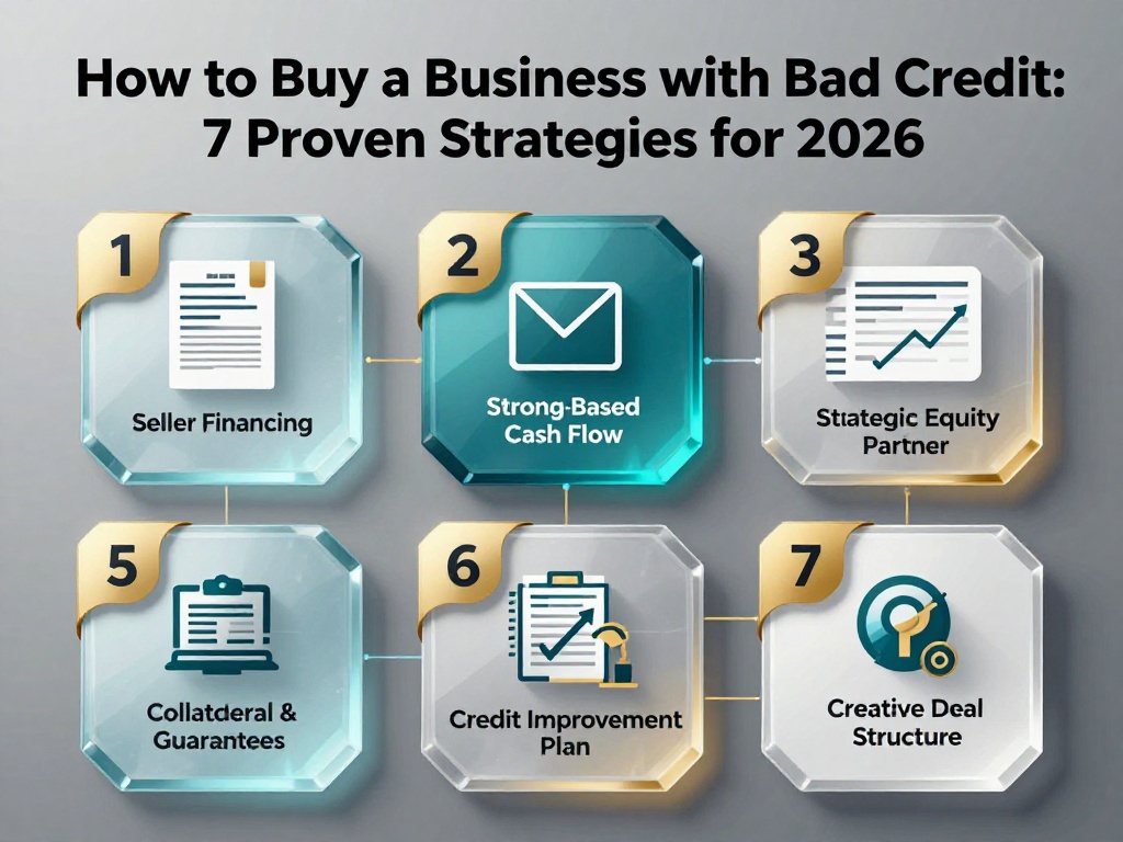 How to Buy a Business with Bad Credit: 7 Proven Strategies for 2026 1 How to Buy a Business with Bad Credit 1