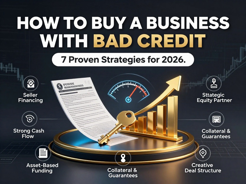 How to Buy a Business with Bad Credit: 7 Proven Strategies for 2026 3 How to Buy a Business with Bad Credit 4