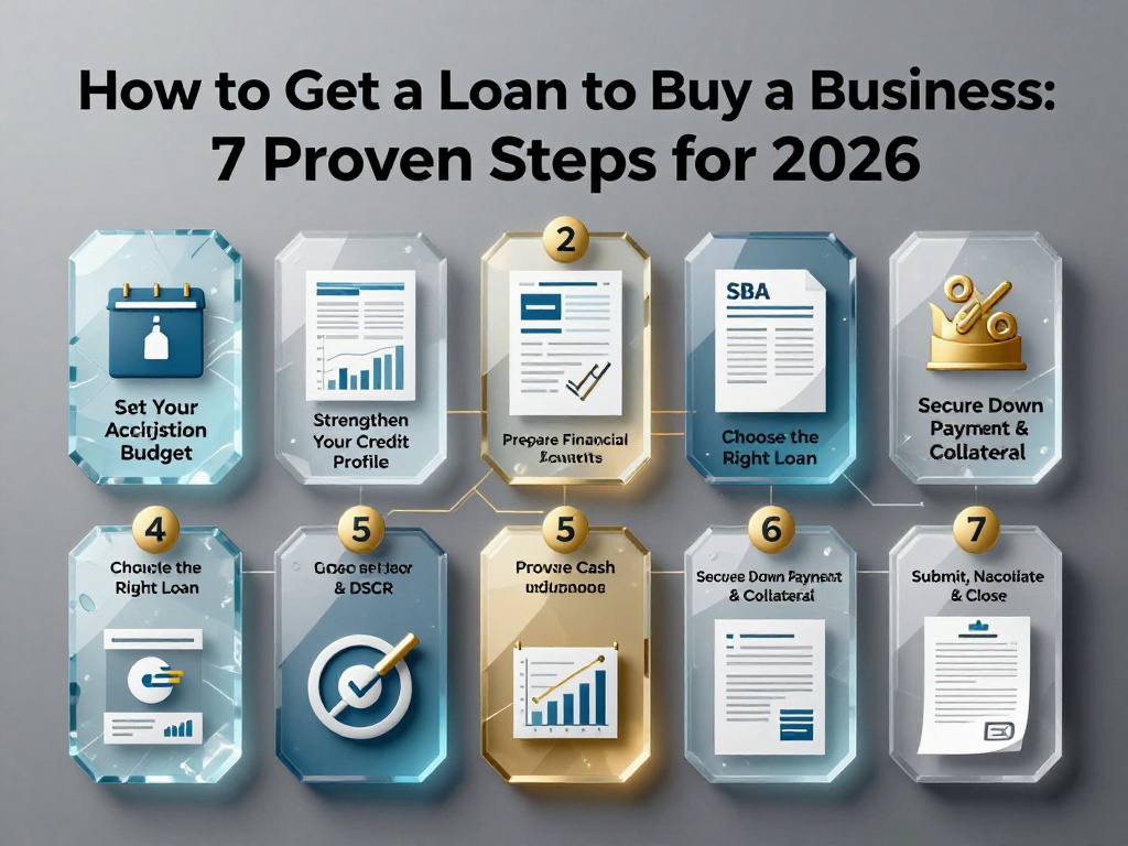 How to Get a Loan to Buy a Business: 7 Proven Steps for 2026 1 How to Get a Loan to Buy a Business 1