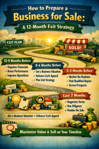 How to Prepare a Business for Sale A 12 Month Exit Strategy