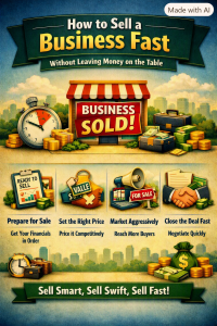 How to Sell a Business Fast Without Leaving Money on the Table 1 How to Sell a Business Fast Without Leaving Money on the Table