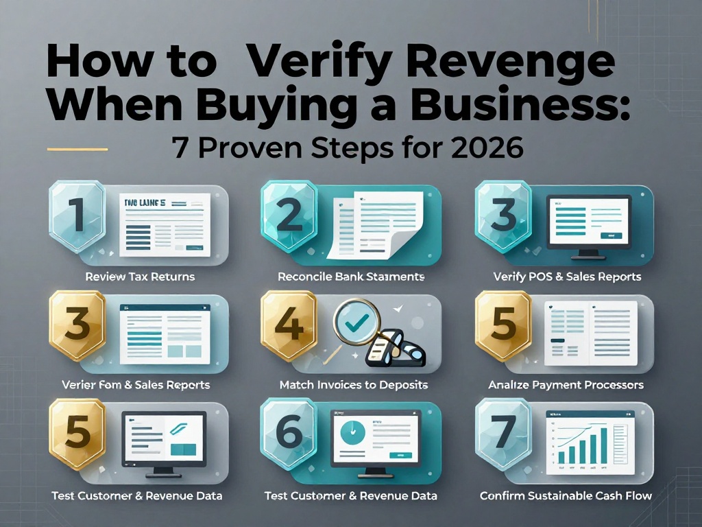 How to Verify Revenue When Buying a Business: 7 Proven Steps for 2026 1 How to Verify Revenue When Buying a Business 1