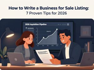 How to Write a Business for Sale Listing: 7 Proven Tips for 2026 4 How to Write a Business for Sale Listing