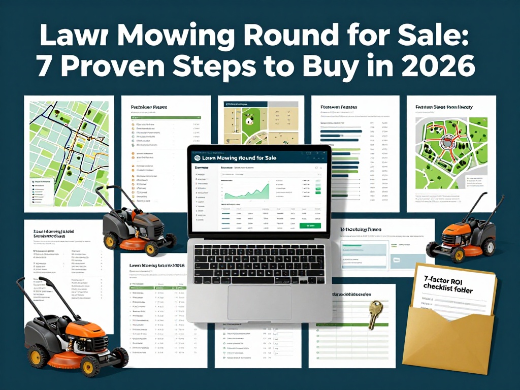 Lawn Mowing Round For Sale 2