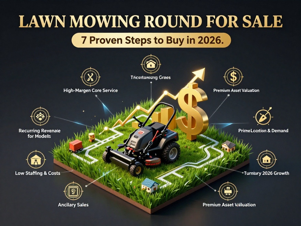 Lawn Mowing Round For Sale 4
