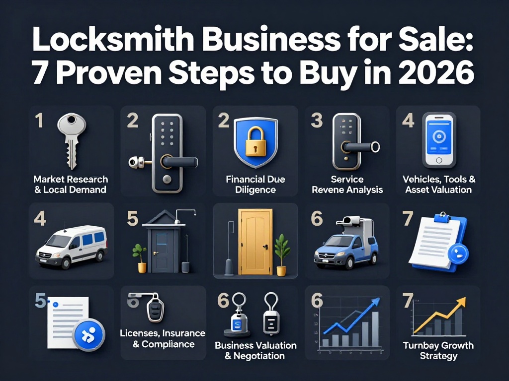 Locksmith Business for Sale: 7 Proven Steps to Buy in 2026 1 Locksmith Business for Sale 1