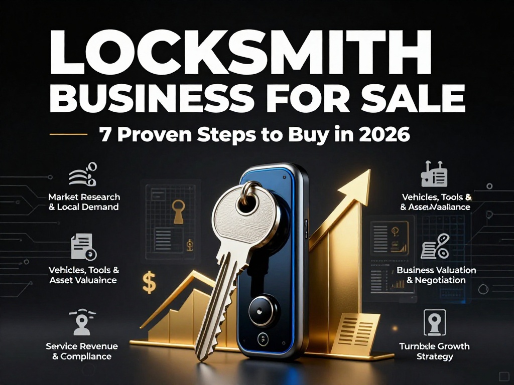 Locksmith Business for Sale: 7 Proven Steps to Buy in 2026 4 Locksmith Business for Sale 4
