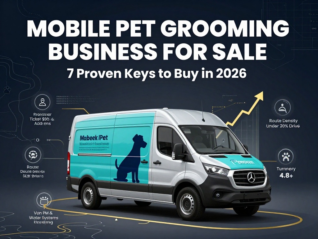Mobile Pet Grooming Business for Sale: 7 Proven Keys to Buy in 2026 4 Mobile Pet Grooming Business for Sale 4