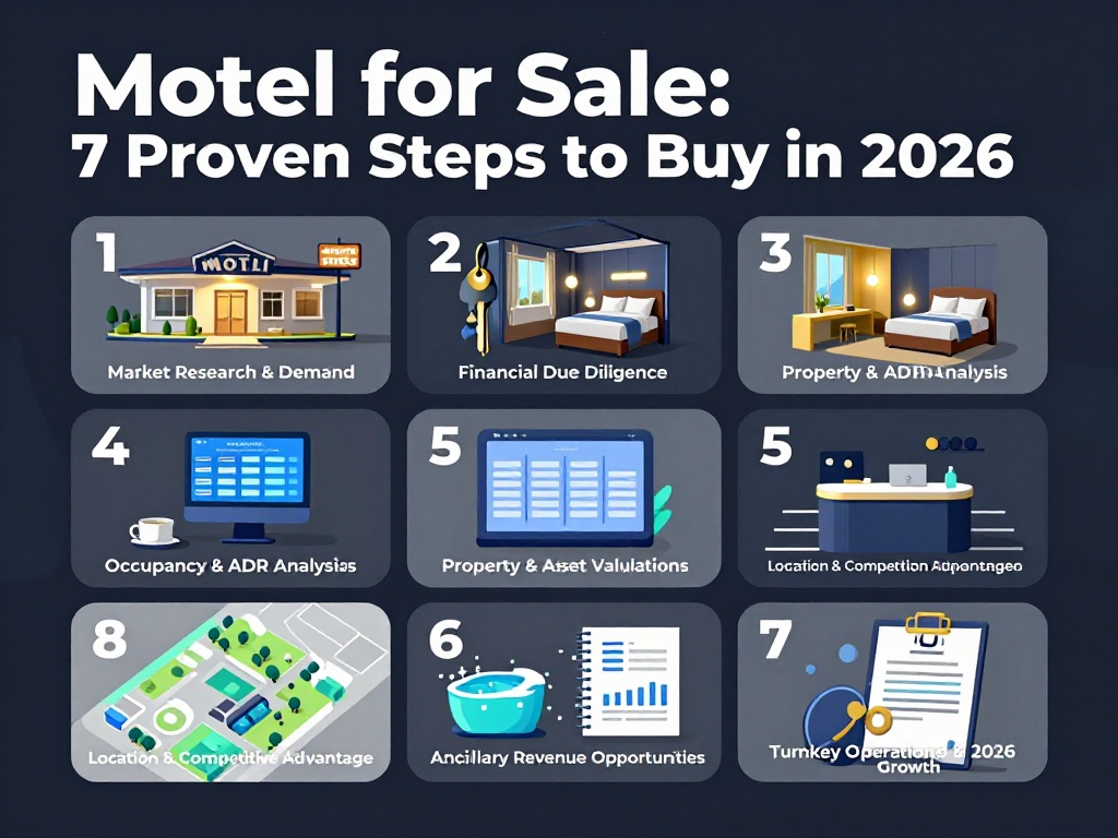Motel for Sale: 7 Proven Steps to Buy in 2026 1 Motel for Sale 1