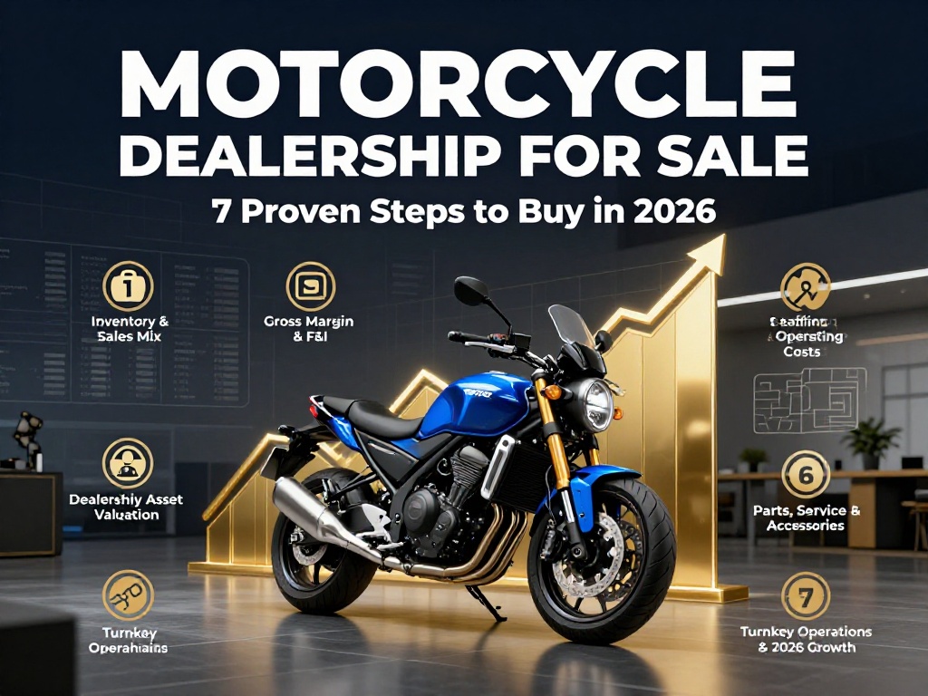 Motorcycle Dealership for Sale: 7 Proven Steps to Buy in 2026 4 Motorcycle Dealership for Sale 4