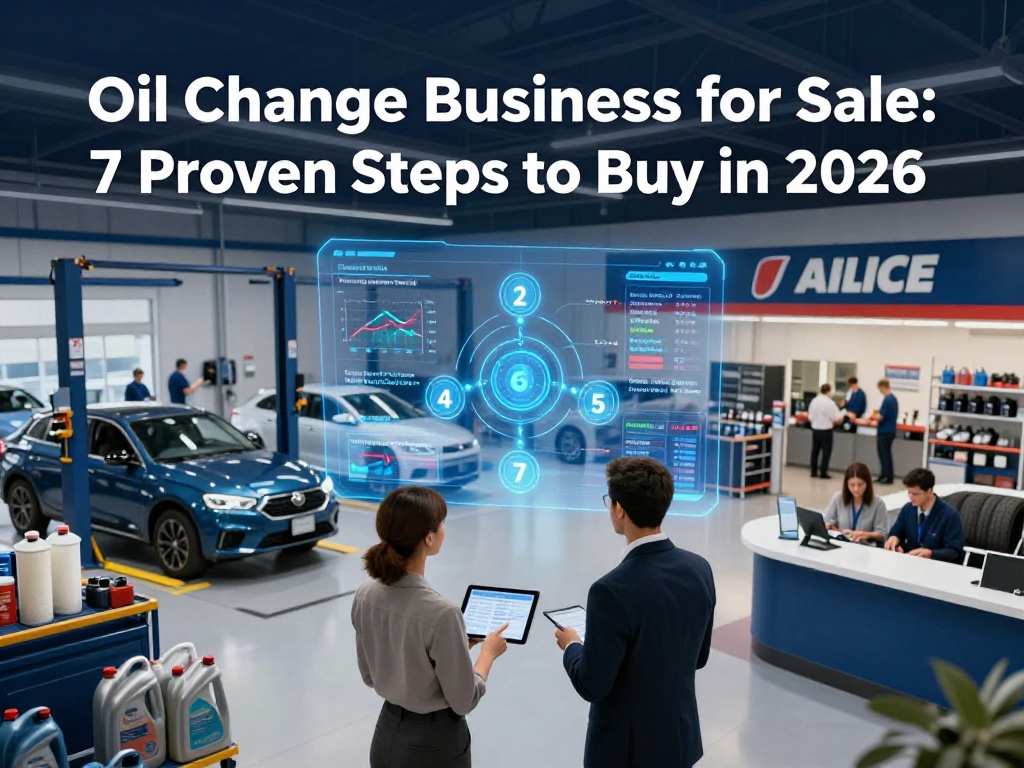 Oil Change Business for Sale: 7 Proven Steps to Buy in 2026 3 Oil Change Business for Sale 3
