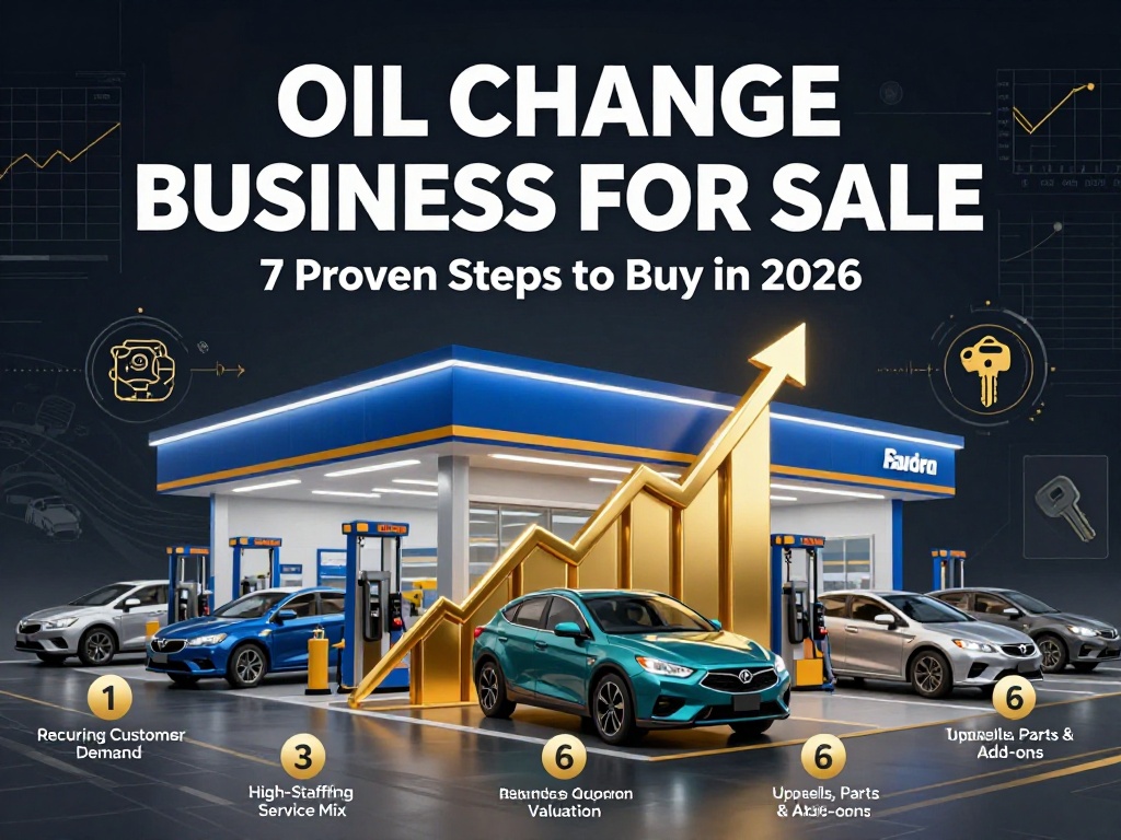 Oil Change Business for Sale: 7 Proven Steps to Buy in 2026 4 Oil Change Business for Sale 4