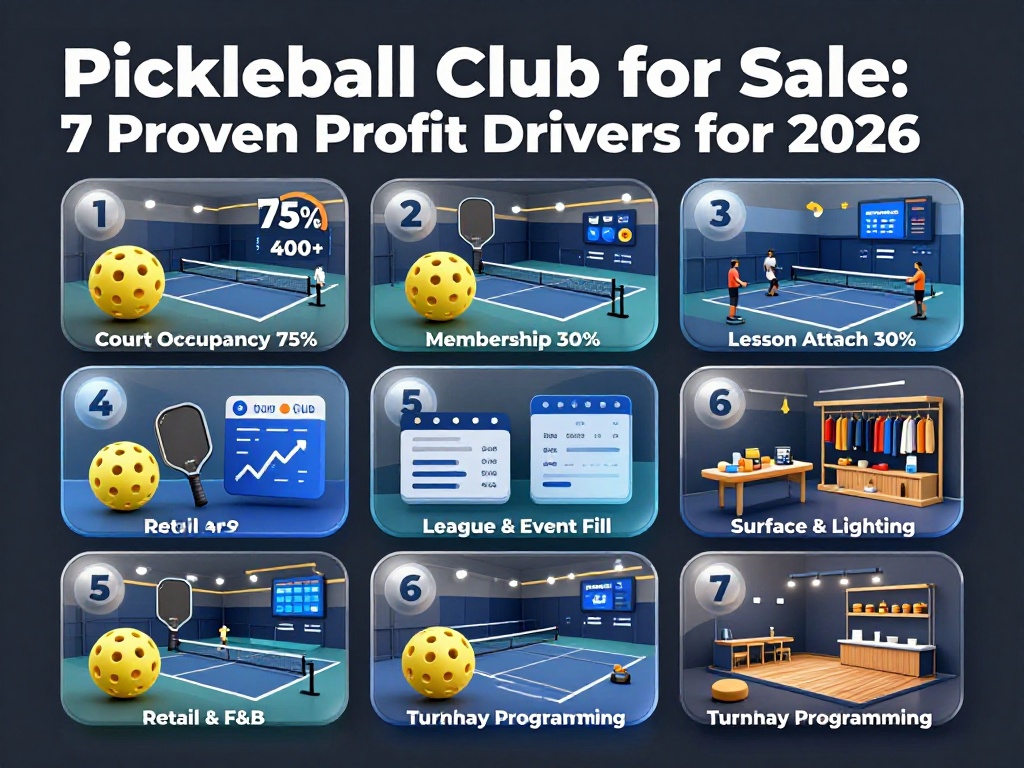 Pickleball Club for Sale: 7 Proven Profit Drivers for 2026 1 Pickleball Club for Sale 1