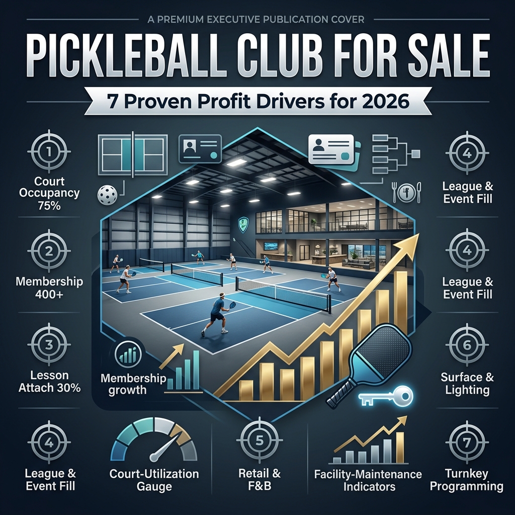Pickleball Club for Sale: 7 Proven Profit Drivers for 2026 4 Pickleball Club for Sale 4