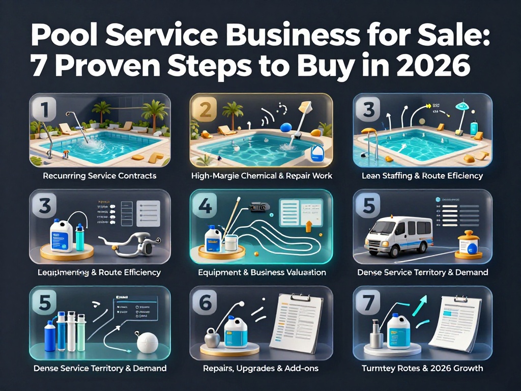 Pool Service Business for Sale: 7 Proven Steps to Buy in 2026 1 Pool Service Business for Sale 1