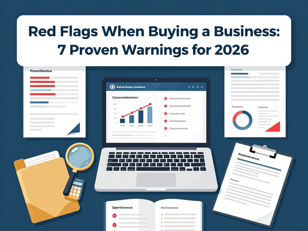 Red Flags When Buying a Business: 7 Proven Warnings for 2026 2 Red Flags When Buying a Business 2