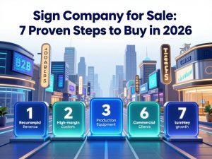 Sign Company for Sale: 7 Proven Steps to Buy in 2026 1 Sign Company for Sale 5