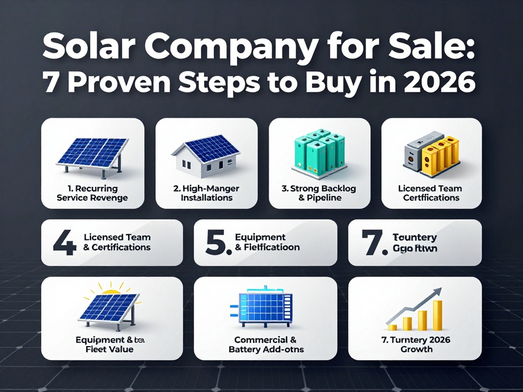 Solar Company for Sale: 7 Proven Steps to Buy in 2026 1 Solar Company for Sale 1