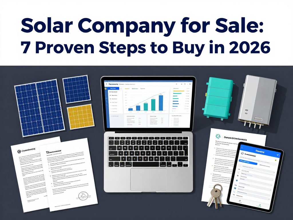 Solar Company for Sale: 7 Proven Steps to Buy in 2026 2 Solar Company for Sale 2