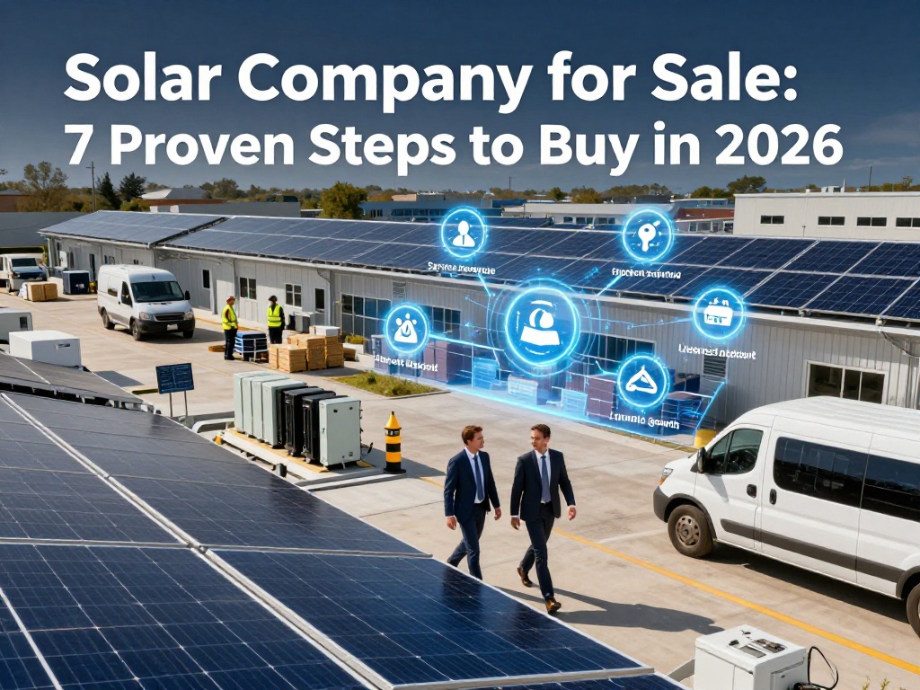 Solar Company for Sale: 7 Proven Steps to Buy in 2026 3 Solar Company for Sale 3