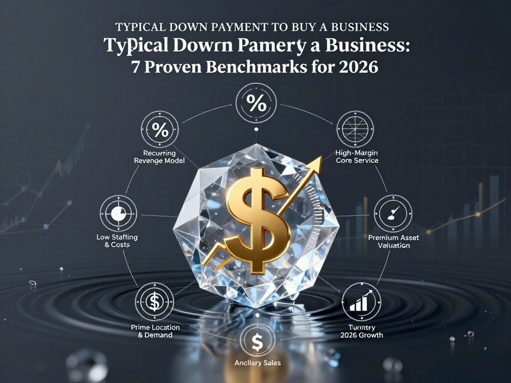 Typical Down Payment to Buy a Business: 7 Proven Benchmarks for 2026 3 Typical Down Payment to Buy a Business 4