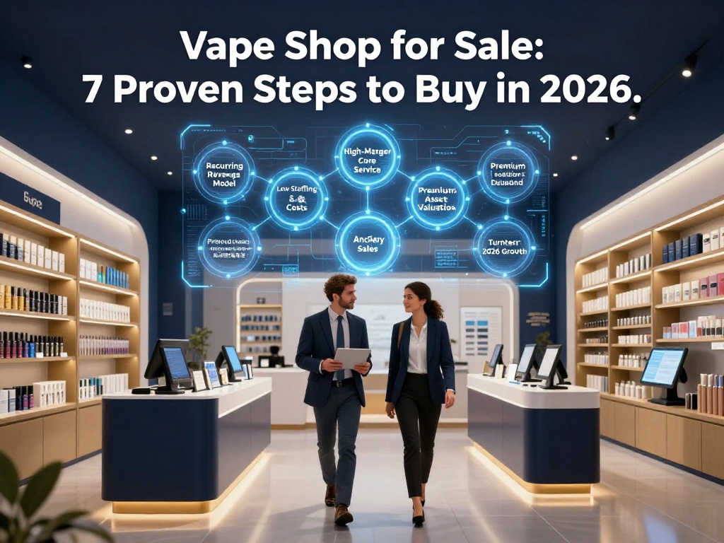 Vape Shop for Sale: 7 Proven Steps to Buy in 2026 3 Vape Shop for Sale 3