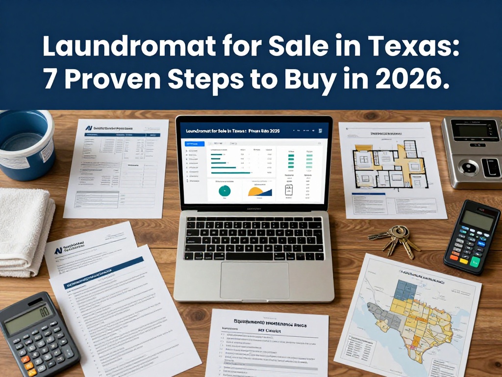 Laundromat for Sale in Texas: 7 Proven Steps to Buy in 2026 1 generated image (1)