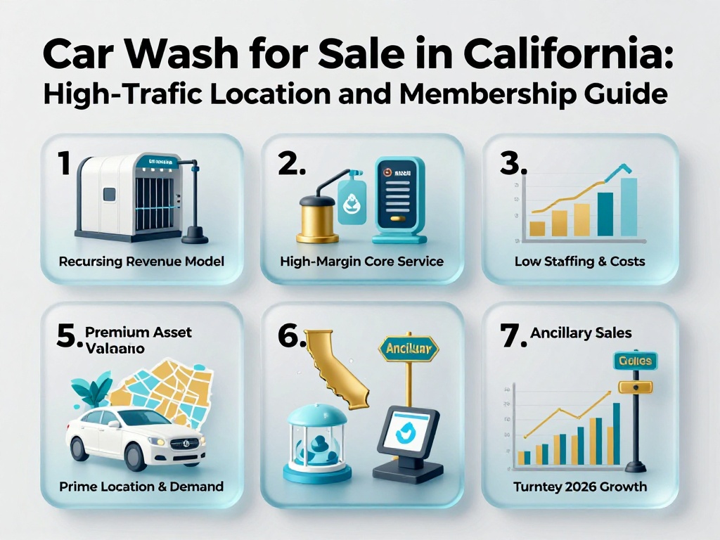 Car Wash for Sale in California: High-Traffic Location and Membership Guide 1 Car Wash For Sale In California 1