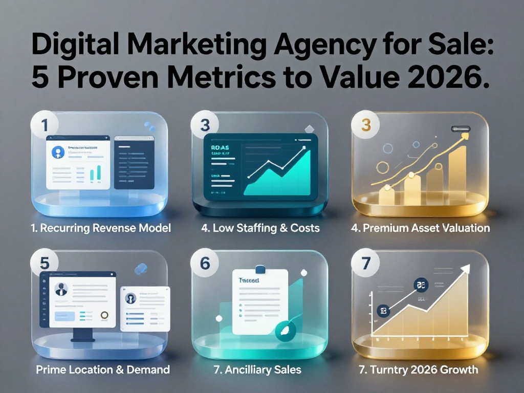 Digital Marketing Agency for Sale: 5 Proven Metrics to Value 2026 1 Digital Marketing Agency For Sale 1
