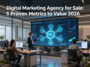 Digital Marketing Agency for Sale: 5 Proven Metrics to Value 2026 1 Digital Marketing Agency For Sale 3