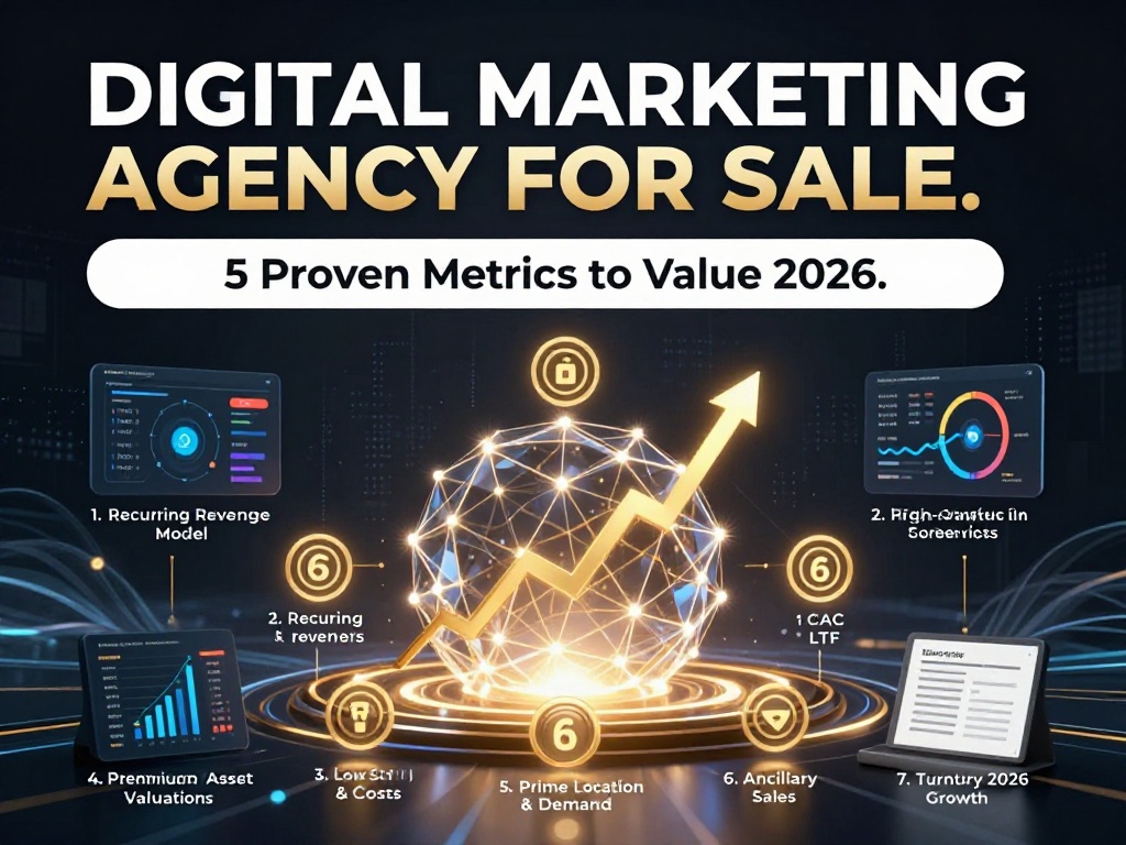 Digital Marketing Agency for Sale: 5 Proven Metrics to Value 2026 3 Digital Marketing Agency For Sale 4