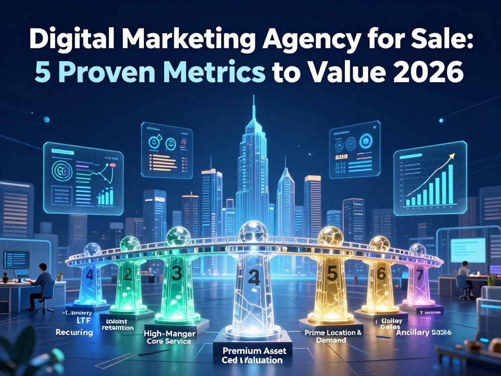 Digital Marketing Agency for Sale: 5 Proven Metrics to Value 2026 4 Digital Marketing Agency For Sale 5