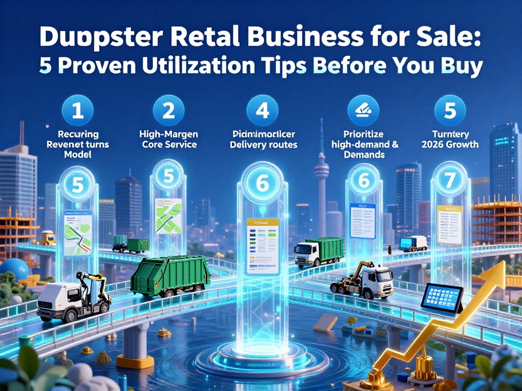 Dumpster Rental Business for Sale: 5 Proven Utilization Tips Before You Buy 4 Dumpster Rental Business For Sale 5