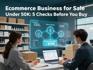 Ecommerce Business for Sale Under 50K: 5 Checks Before You Buy 1 Ecommerce Business For Sale Under 50K 2