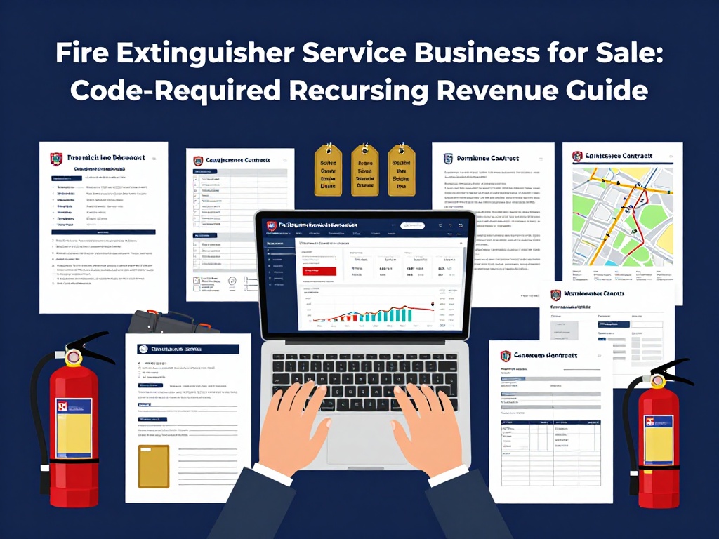 Fire Extinguisher Service Business for Sale: Code-Required Recurring Revenue Guide 2 Fire Extinguisher Service Business For Sale 2